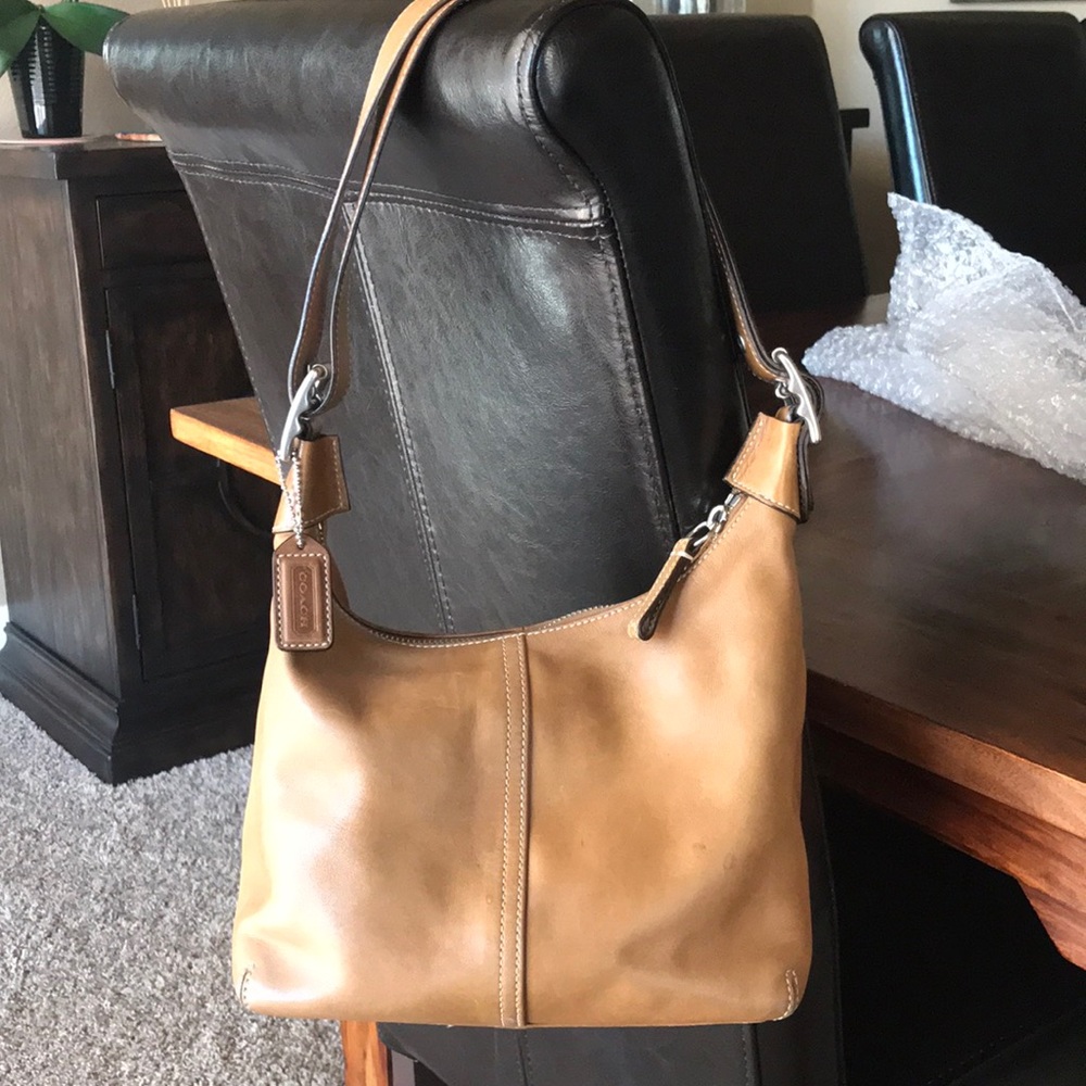 Coach leather handbag